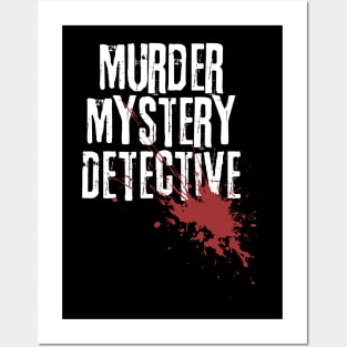 Murder Mystery Detective Posters and Art